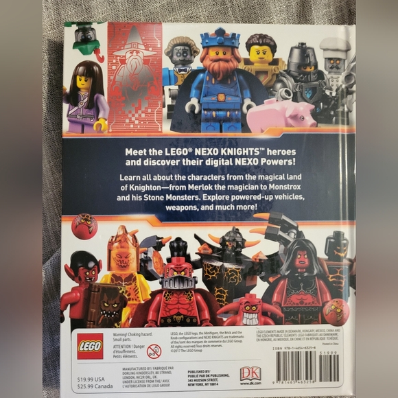 LEGO NEXO KNIGHTS Character Encyclopedia (2017) Exclusive Clay Minifigure NEW - Picture 2 of 5